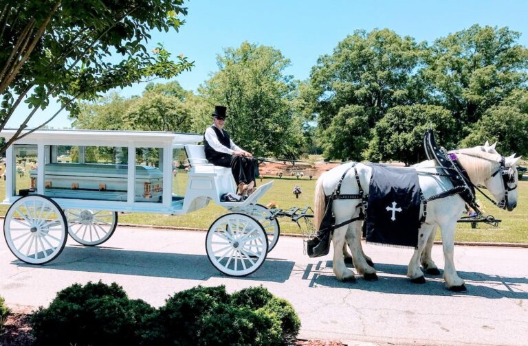 Horse Drawn Carriages for Funerals – Southern Breezes Carriages